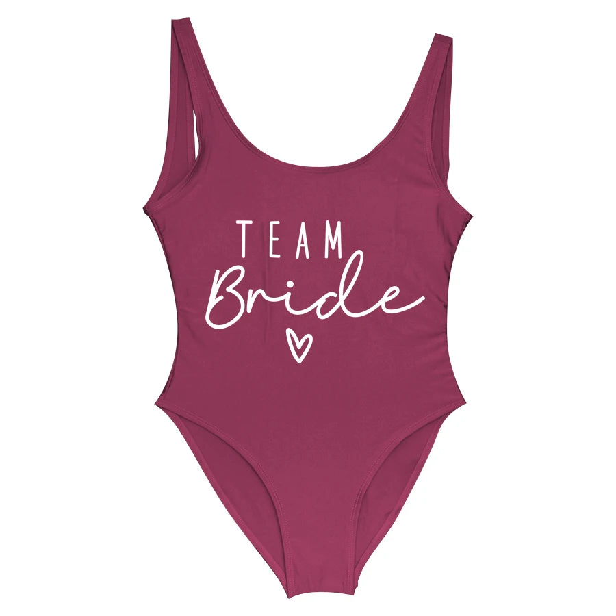 Maillot de bain « Team Bride » / « Bride »