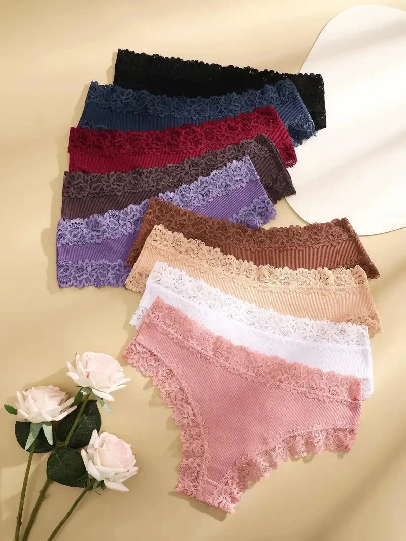 Lot de 5 culottes dentelle Vaïana