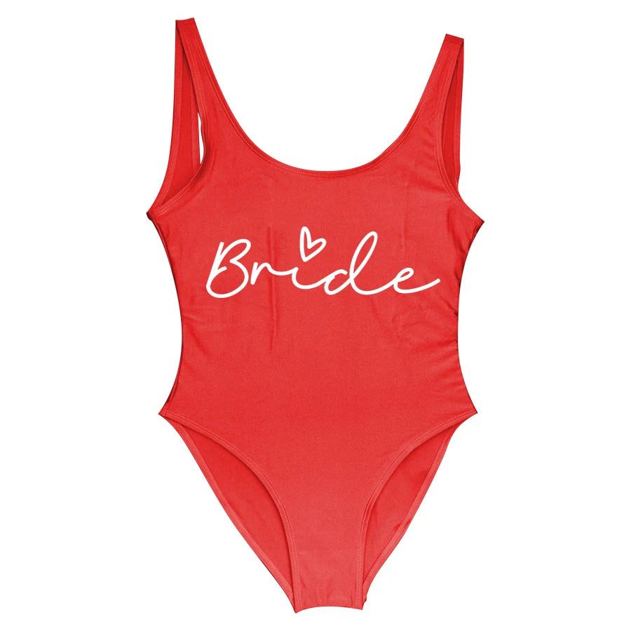 Maillot de bain « Team Bride » / « Bride »