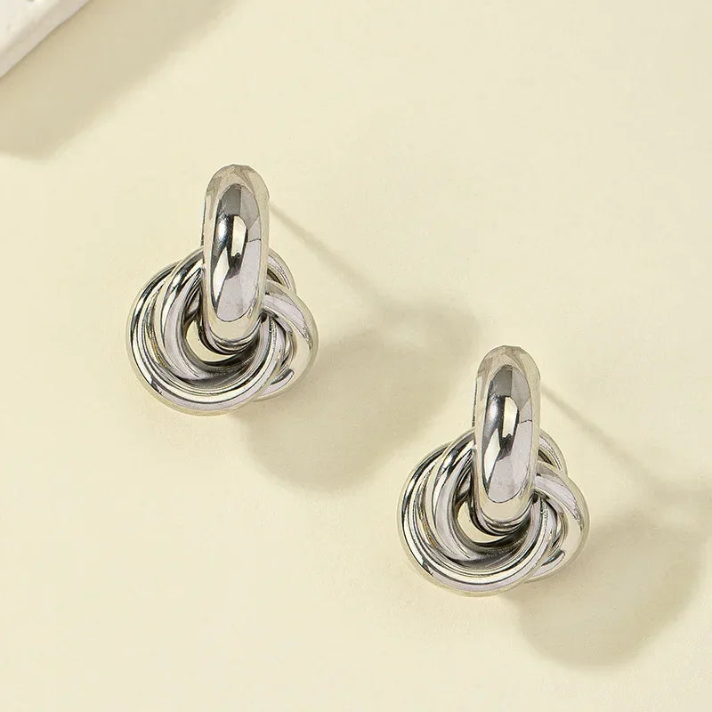 Boucles d'oreilles torsadées Chloé