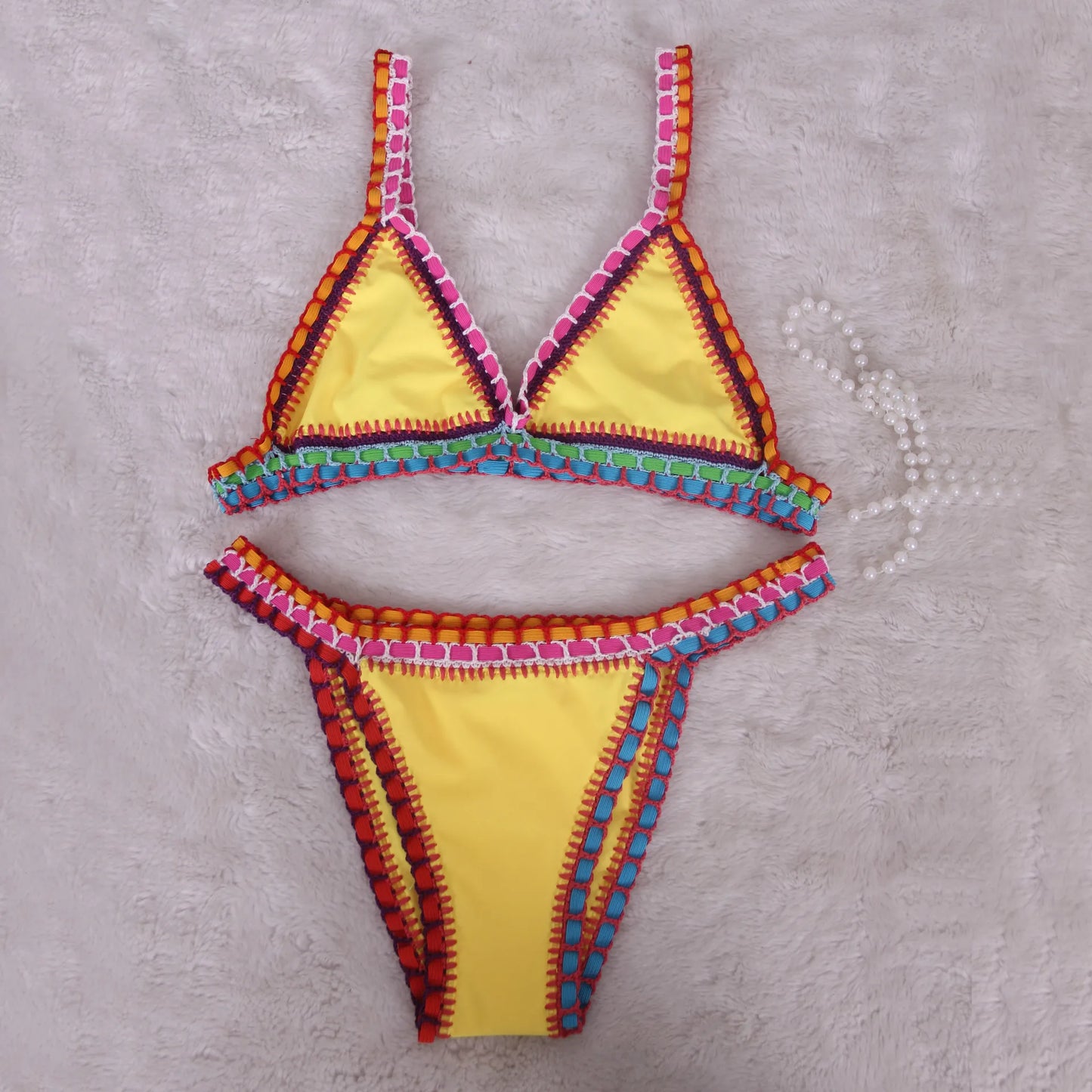 Bikini triangle en crochet Ava