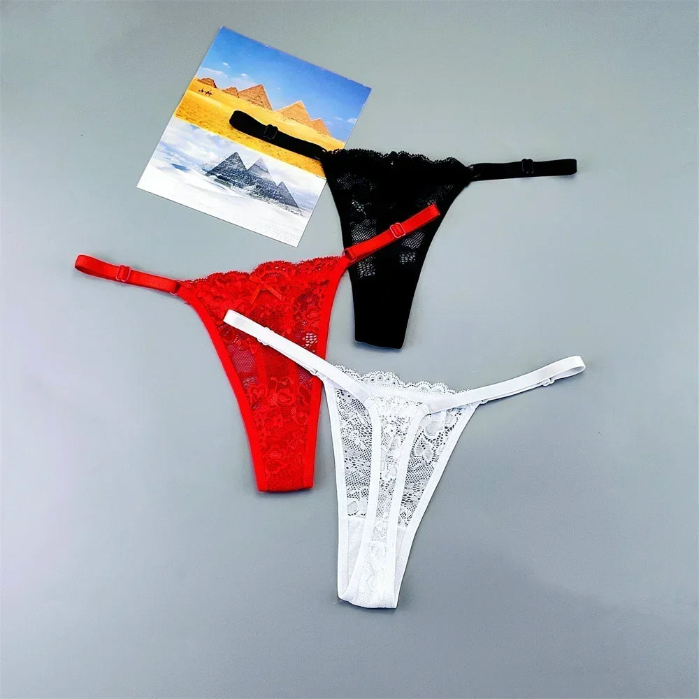 Lot de 3 strings transparents
