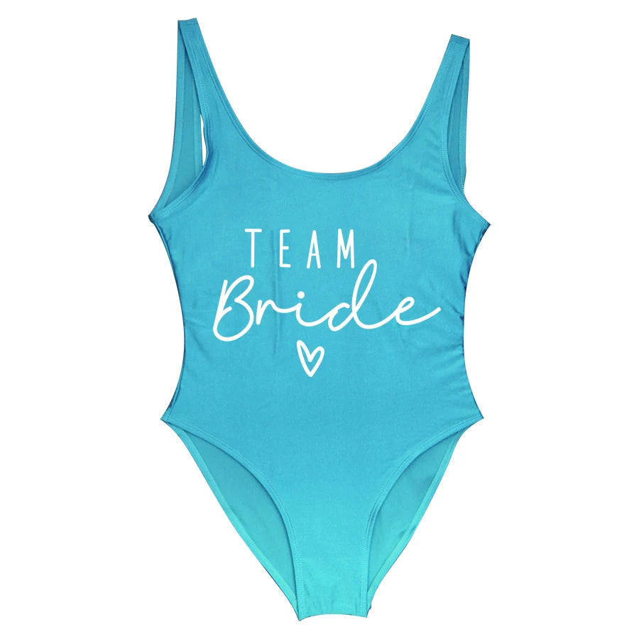 Maillot de bain « Team Bride » / « Bride »