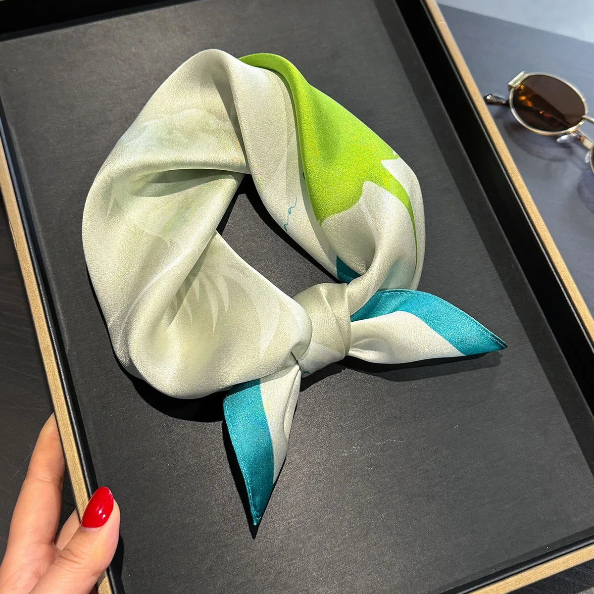 Foulard en soie Solène