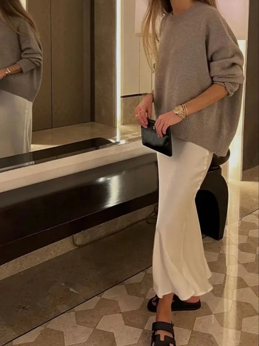 Jupe satinée Cynthia