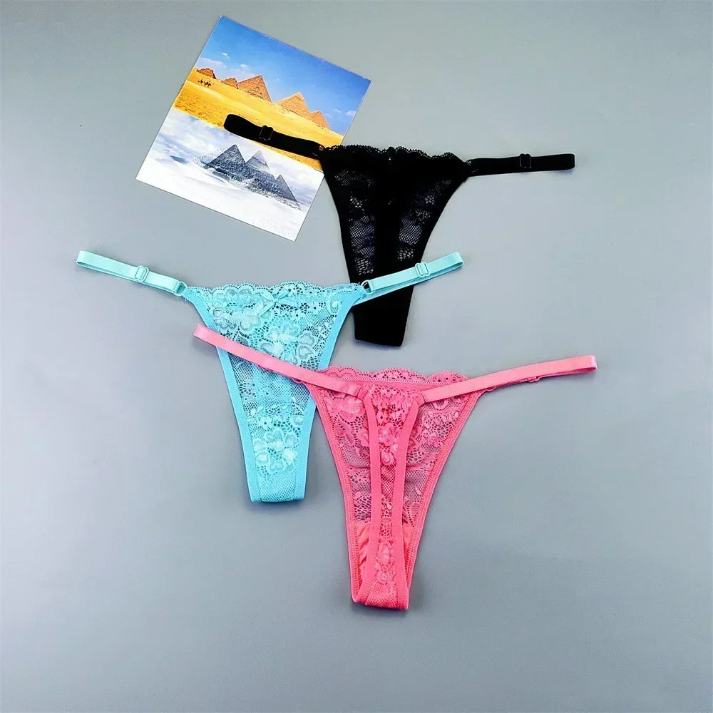 Lot de 3 strings transparents