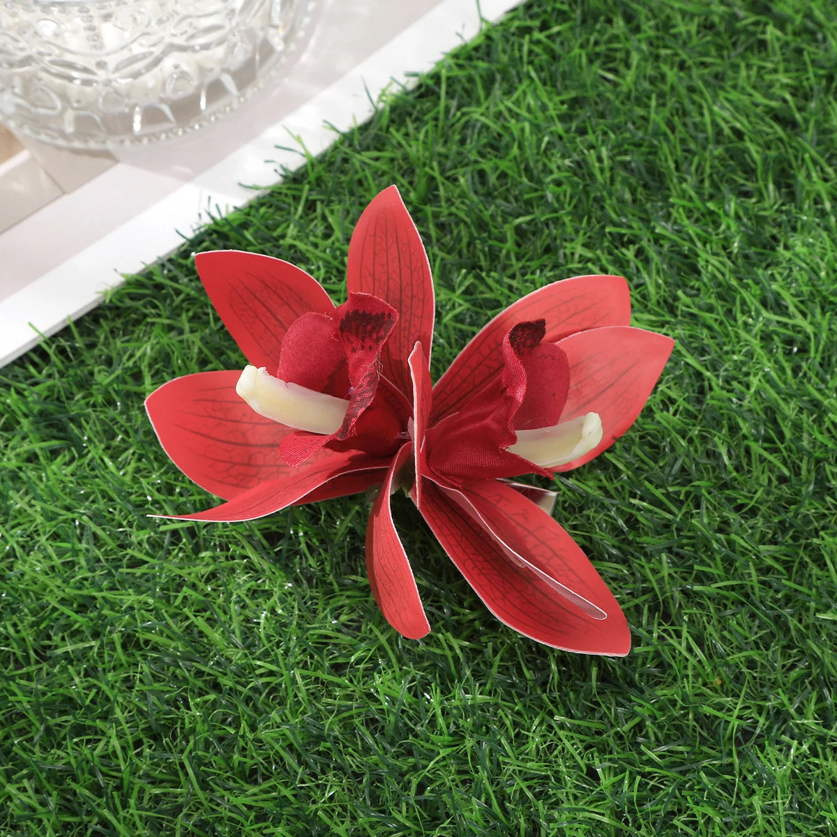 Barrette Orchidée