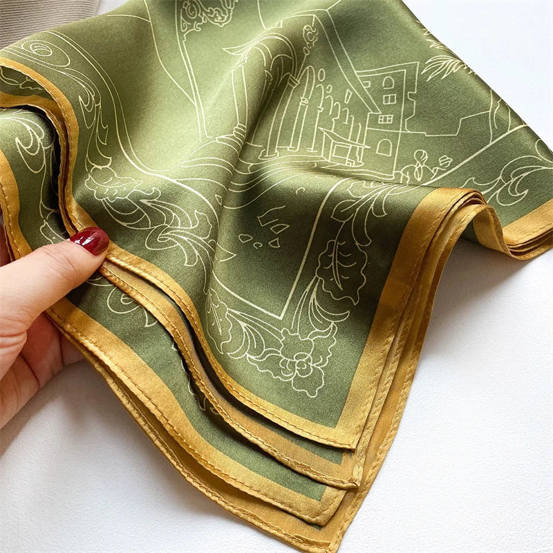 Foulard en soie Solène