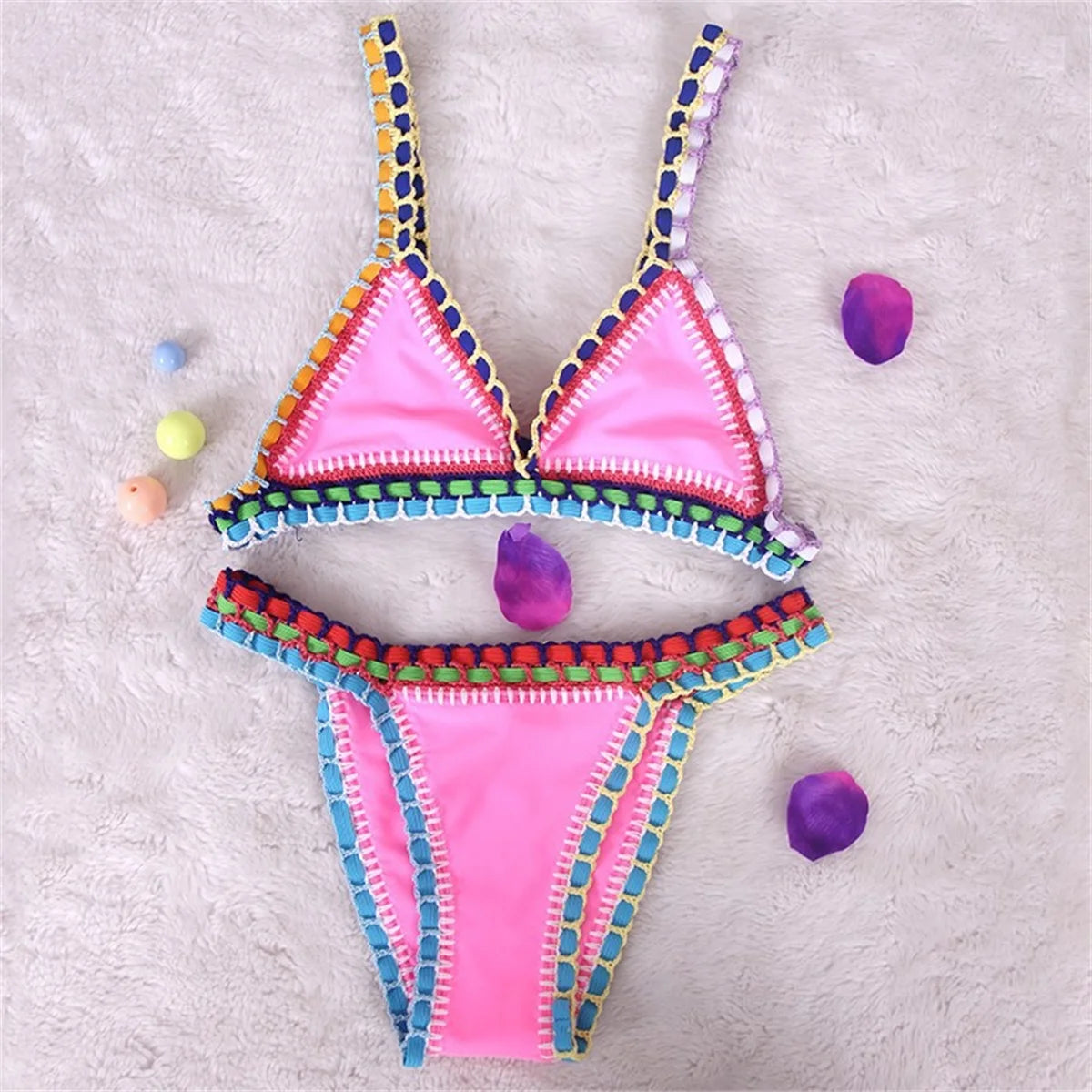 Bikini triangle en crochet Ava