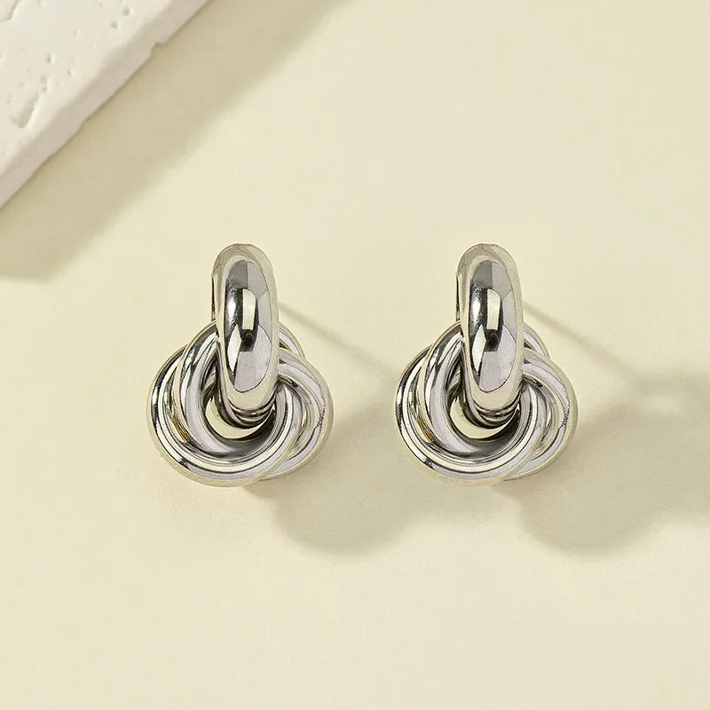 Boucles d'oreilles torsadées Chloé
