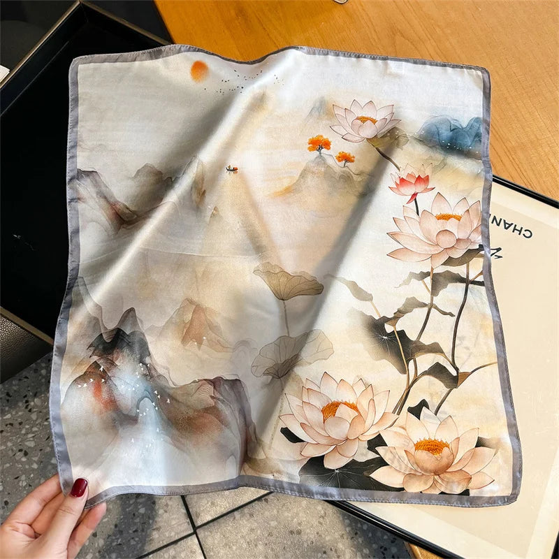 Foulard en soie Solène