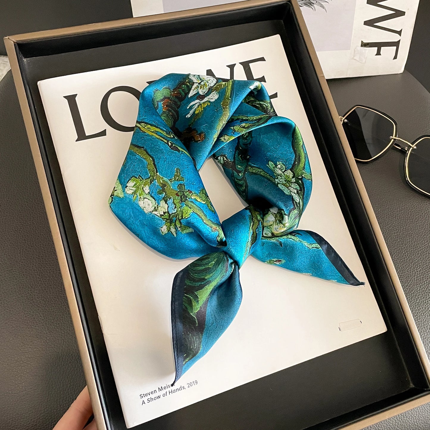 Foulard en soie Solène