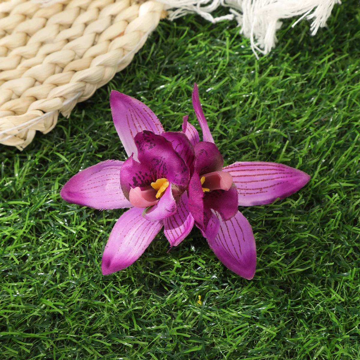 Barrette Orchidée