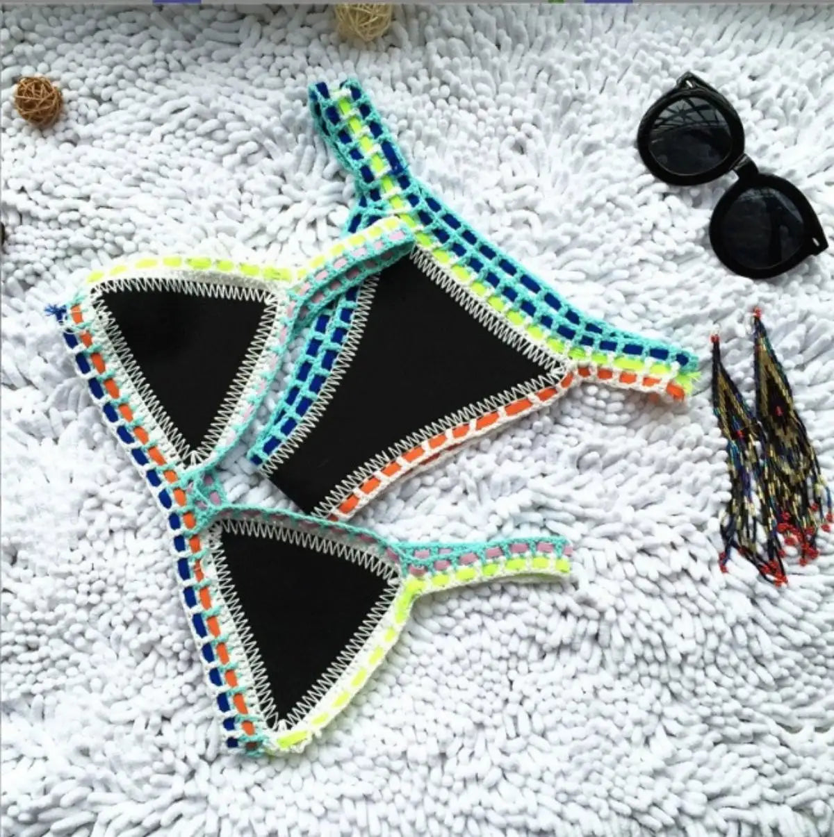 Bikini triangle en crochet Ava