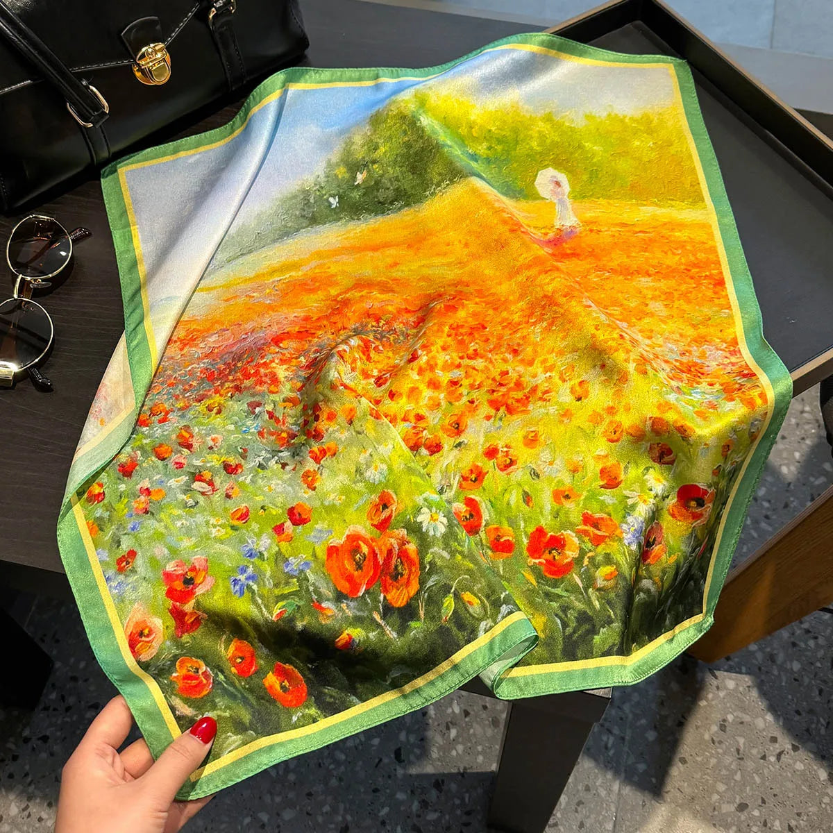 Foulard en soie Solène