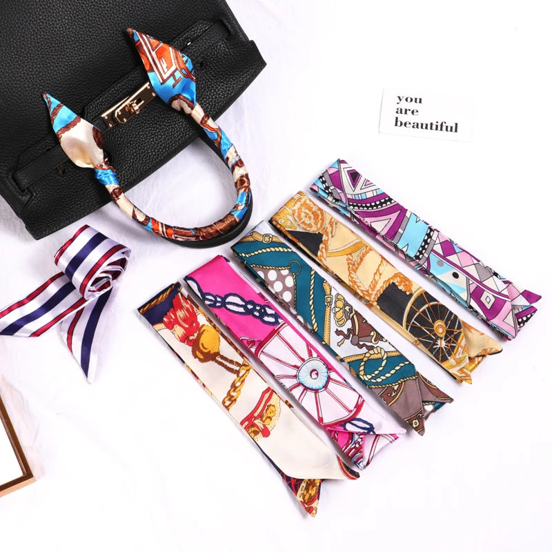 Foulard long et fleuri Flavie