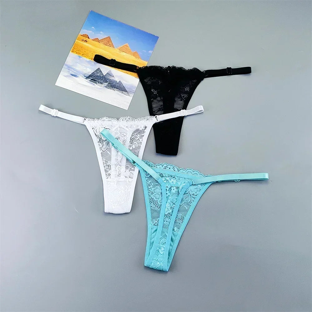 Lot de 3 strings transparents