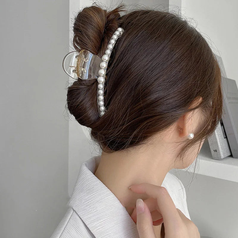 Pince à cheveux style coréen en métal