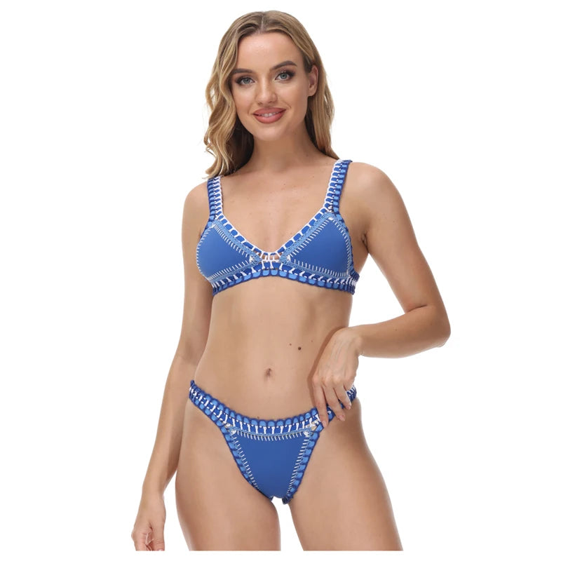 Bikini triangle en crochet Lisa