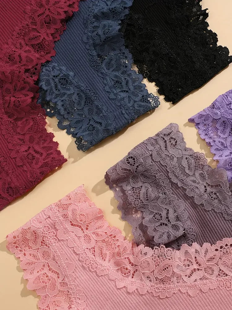 Lot de 5 culottes dentelle Vaïana