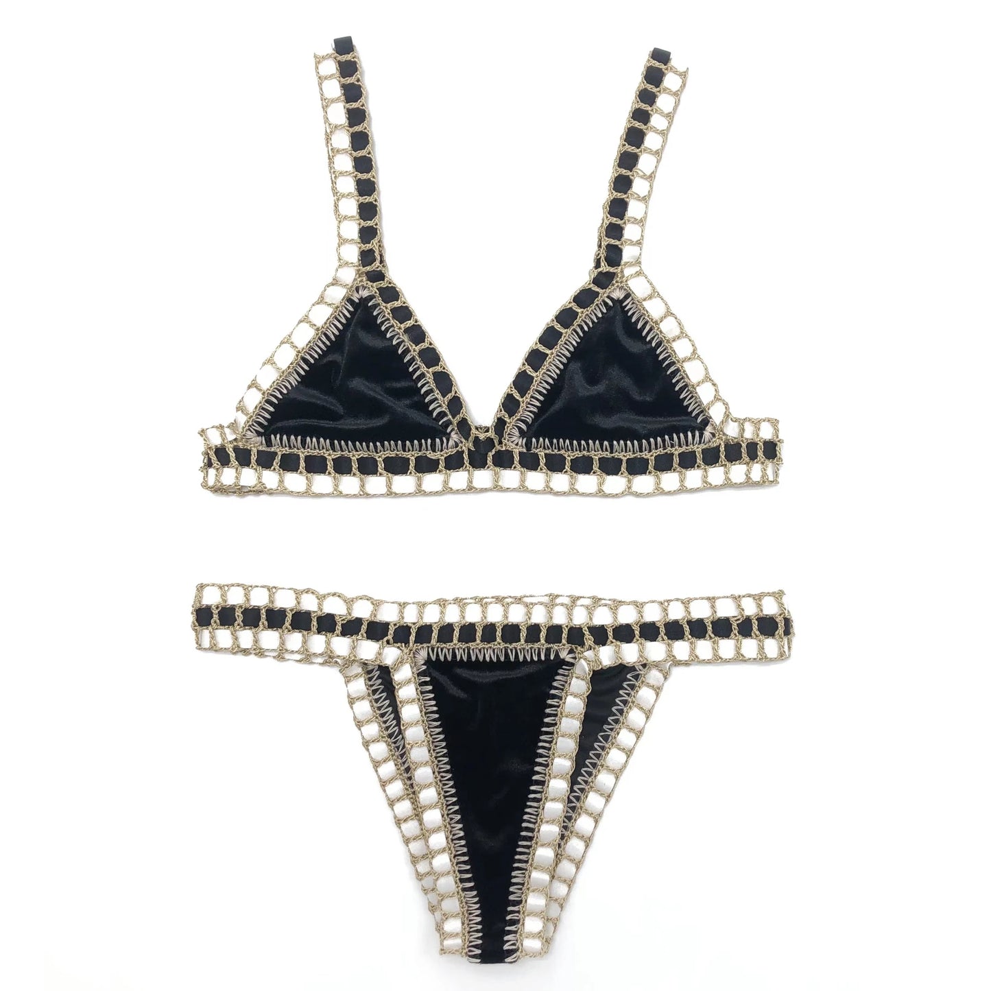 Bikini triangle en crochet Abba