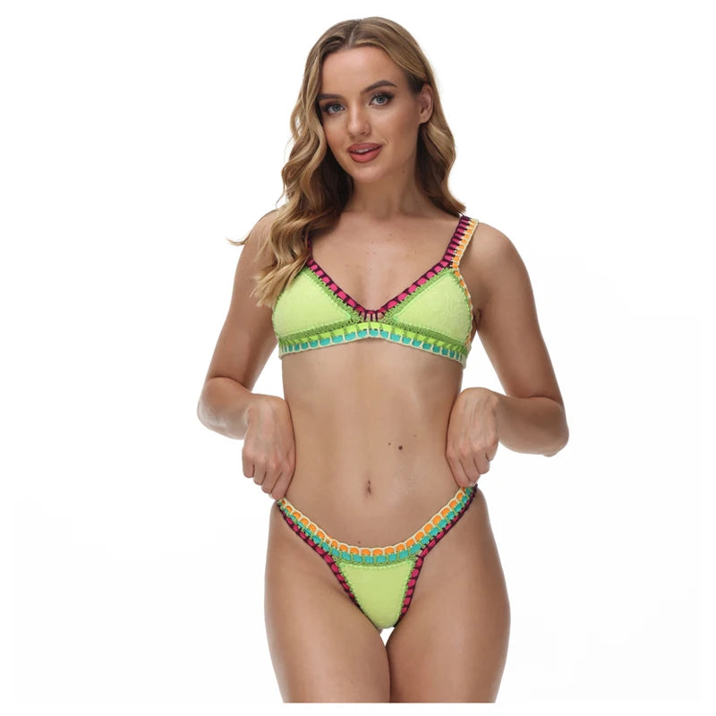Bikini triangle en crochet Lisa
