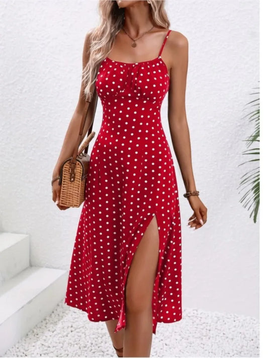 Robe à pois Romane