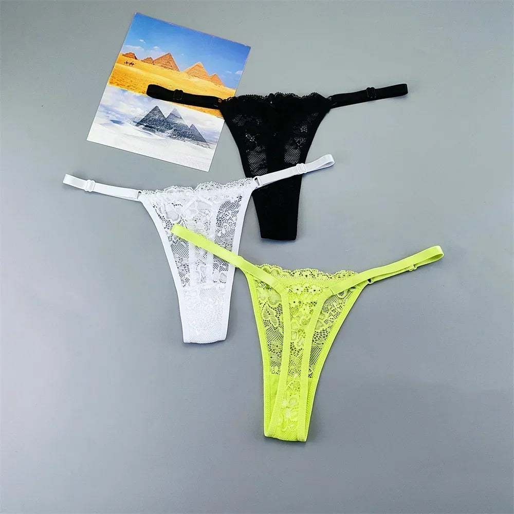 Lot de 3 strings transparents