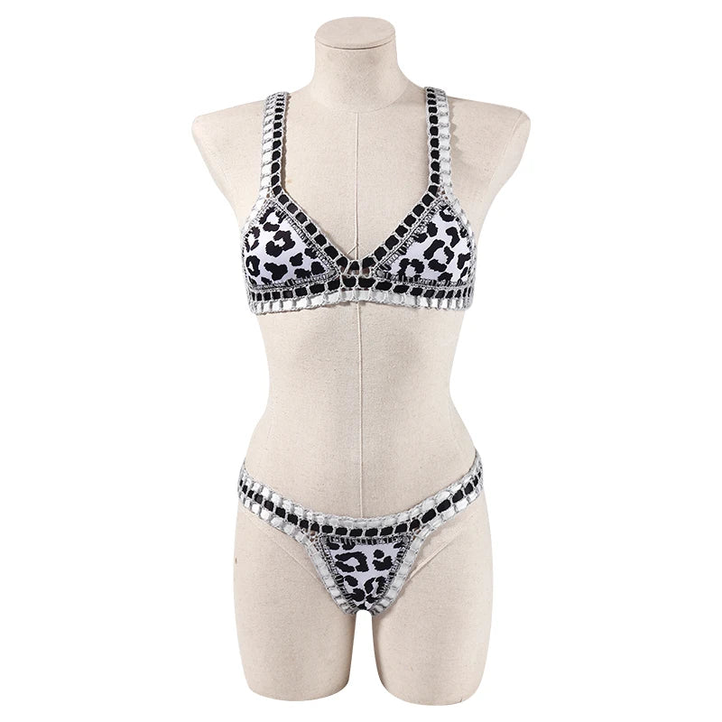 Bikini triangle en crochet Reversible Louise