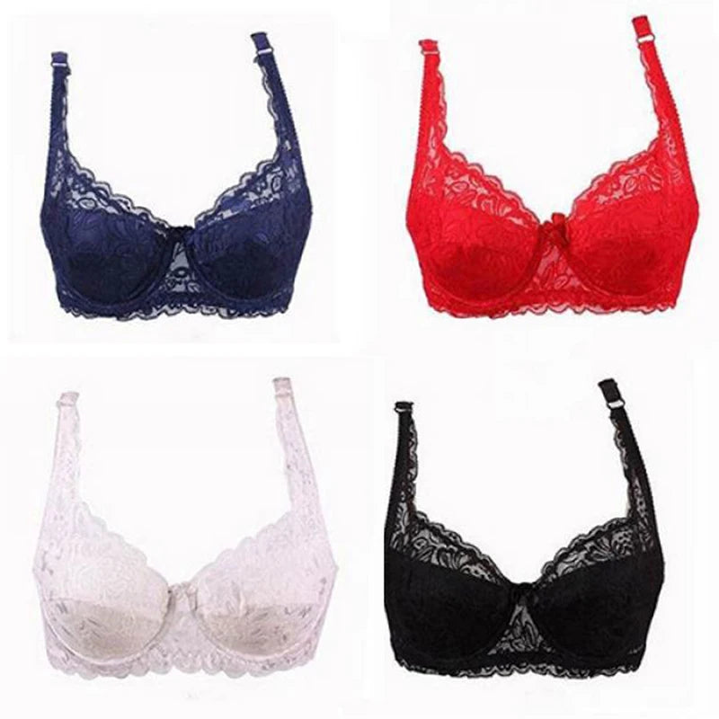 Soutien-gorge floral en dentelle