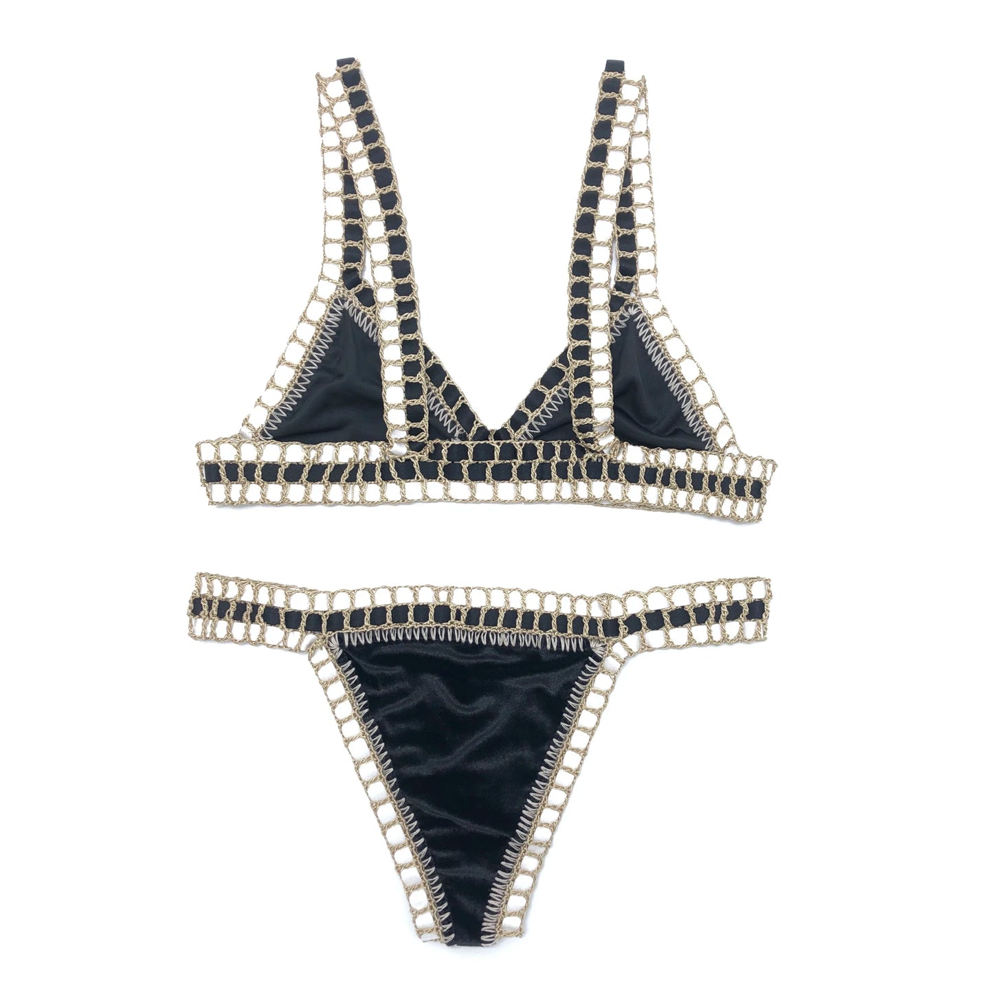 Bikini triangle en crochet Abba