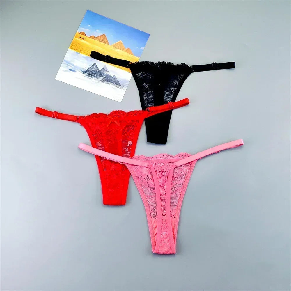 Lot de 3 strings transparents