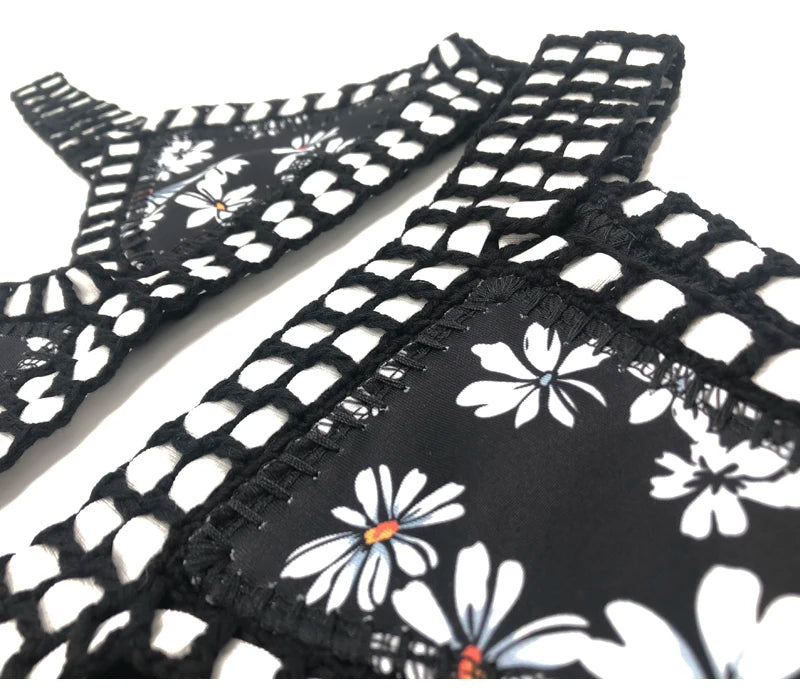 Bikini triangle en crochet Reversible Louise