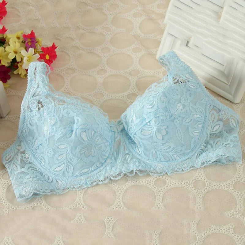 Soutien-gorge floral en dentelle