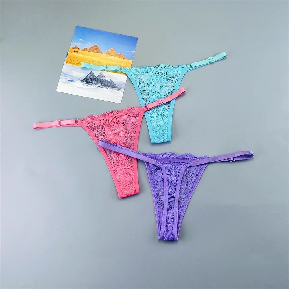 Lot de 3 strings transparents