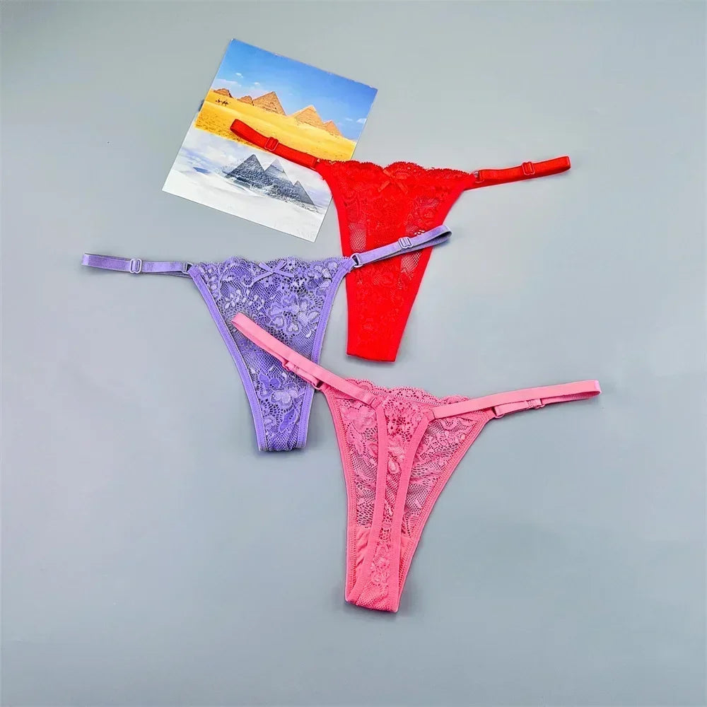 Lot de 3 strings transparents
