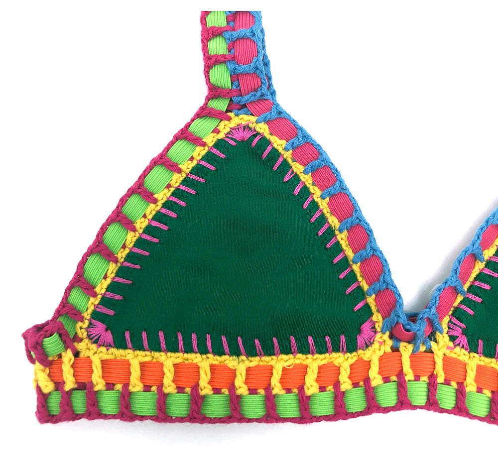 Bikini triangle en crochet Lisa