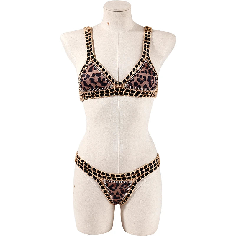 Bikini triangle en crochet Reversible Louise