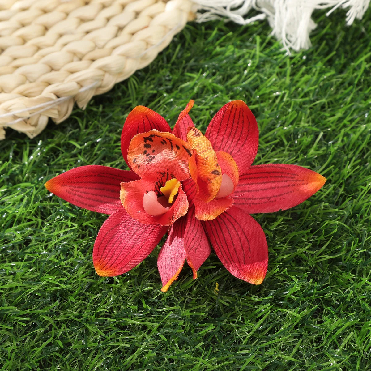 Barrette Orchidée