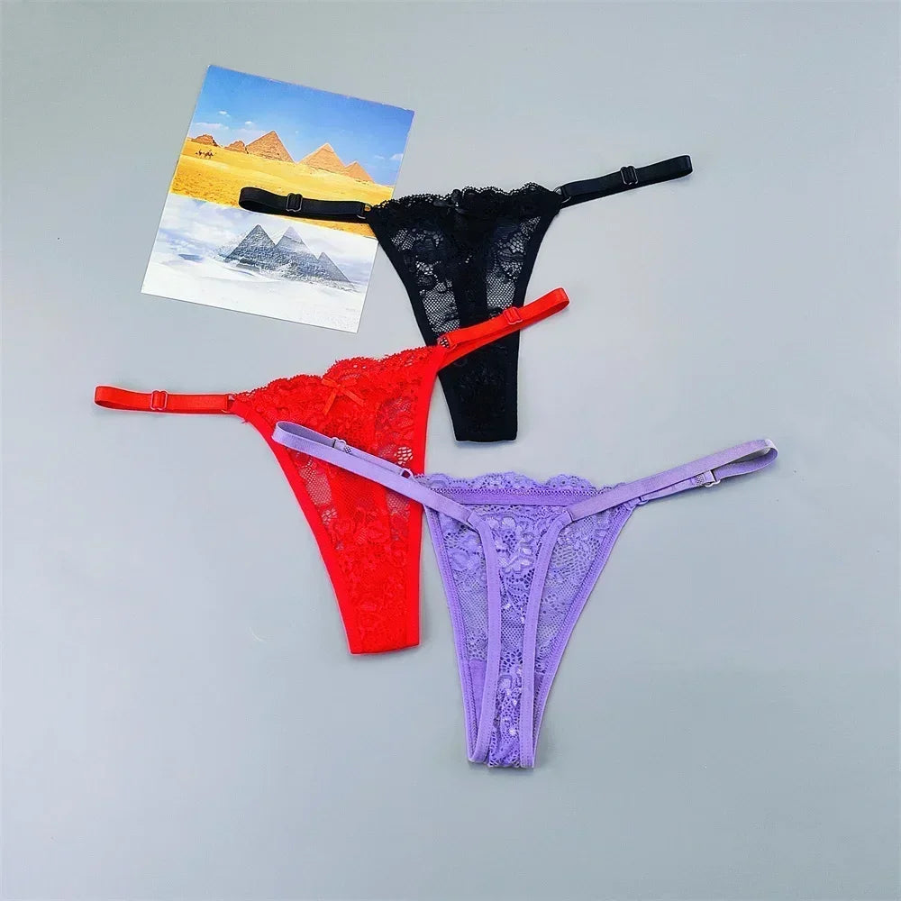 Lot de 3 strings transparents