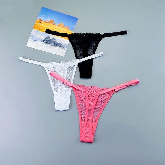Lot de 3 strings transparents