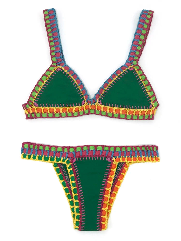 Bikini triangle en crochet Lisa