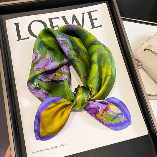 Foulard en soie Solène
